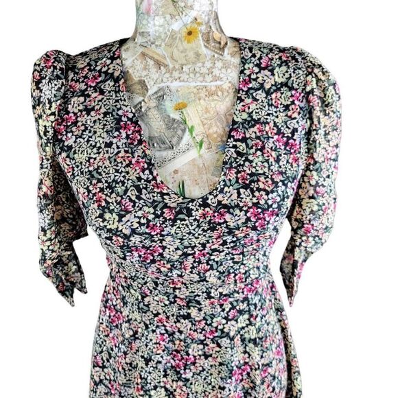 Dynamite Floral Ditsy Cottagecore Boho Short Dress NEW - Picture 7 of 12